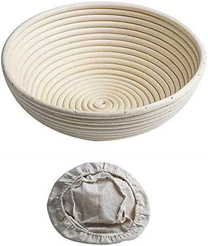 Tolyneil Bread Proofing Basket,Bread Dough Proofing Rising Rattan Basket Liner,Proofing Basket Set