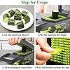 FUKTSYSM-Mandolin-Slicer-Newest-Design-Vegetable-Chopper-11-in-1-Mandoline-Slicer-Adjustable-Vegetable-Cutter-Vegetable-Cutter-with-Julienne-Grater-Include-Clean-Brush-and-Hand-Guard FUKTSYSM Mandolin Slicer - Newest Design Vegetable Chopper, 15 in 1 Mandoline Slicer Adjustable Vegetable Cutter…