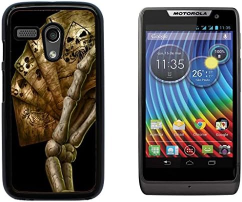 Sugar Skull Bone Hard Plastic and Aluminum Back Case for Motorola Moto G