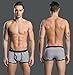 CHUNG Men's X-temp Cotton Boxer Brief Underwear Fashion Stripe Assorted Pack of 5, M