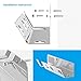 Nozza Hair Dryer Wall Mount Holder, Aluminum Alloy Wall Bracket Holder for Dyson Supersonic Hair Dryer, Diffuser and Two Nozzles