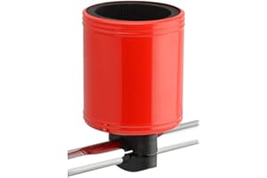 Kroozie 2.0 Bicycle Cup Holder - The Ultimate Bike Cup Holder for Beach Cruisers, E-Bikes, and Scooters - Premium Handlebar Drink Holder - Flat Black