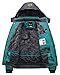 WantDo Women's Waterproof Mountain Jacket Fleece Windproof Ski Jacket