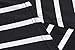 pqdaysun Women's Casual Sundress Sleeveless Stripes Loose Long Beach Dress Black US 0 Black Medium