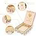 Creawoo Heart Holder Box Wooden Wedding Sign a Heart Drop Box for Guest Book- Message Box Wedding Gift for Friends