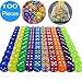 100 Pieces Translucent Colors 6-Sided Games Dice Set, 14 mm Round Corner Dice for Playing Games, Like Board Games, Dice Games, Math Games, Party Favors, Toy Gifts or Teaching Kids Math (100 Pack)