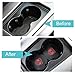 Auto sport 2.75 Inch Diameter Oval Tough Car Logo Vehicle Travel Auto Cup Holder Insert Coaster Can 2 Pcs Pack (Dodge)