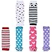 KF Baby Girls Toddler Cozy Soft Leg Warmers, Set of 6 Pairs
