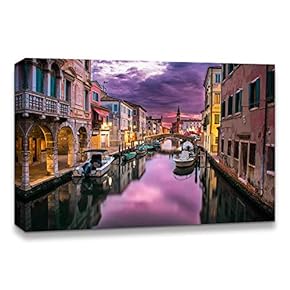 Beautiful Landscape Grand Canal Venice Italy Painting Artwork...