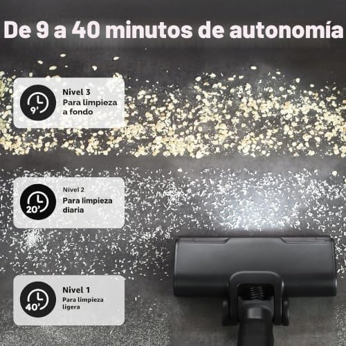 Aspirador Sem Fios 7000 AP72UB21AM, 2 em 1 Vassoura e Mão, até 50 minutos de autonomia, Escova LED AllFloor Car Brush, Filtragem HEPA de 6 etapas, depósito de 0,3 L