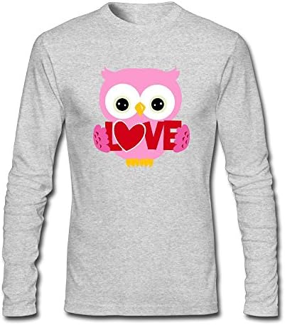 Valentines Day Sweet Love Owl Vintage Rock \r\nStudents Long Sleeves Tshirt Summer