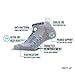 Thirty48 Ultra-Light Running Socks Unisex, CoolPlus Fabric Keeps Feet Cool & Dry,X-Large,Gray/Gray,3 pack