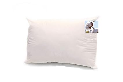 100 All Organic Cotton Fiber Heavy Filled Standard Size Pillow