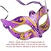 Solovey 12Pack Gold Shining Plated Party Mask Wedding Props Masquerade Mardi Gras Mask Party Costume Accessory, Large