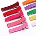 KOONY Toddler Baby Hair Clips Grosgrain Ribbon Lined Alligator Clips 1.9