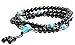 TamLyn Concepts Prayer Beads with Black Onyx and Lava Rock for Aromatherapy - Japa Mala Beads Necklace for Grounding - Beaded Bracelet - Includes Bonus Remote Reiki Session