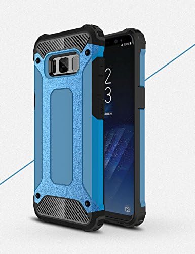 Slim Armor Galaxy S8 Plus Case with Cool Design and Shockproof and Rugged Bumper Construction (Turquoise)