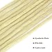 Noverlife 10 Strands 50cm/20″ Creamy Dreadlock Extensions, Single Ended Crochet Synthetic Dreadlocks Accessories, Jamaica Punk Hip-Hop Reggae Hair Braiding Wigs Faux Locs for Fashion Men Womenthumb 2