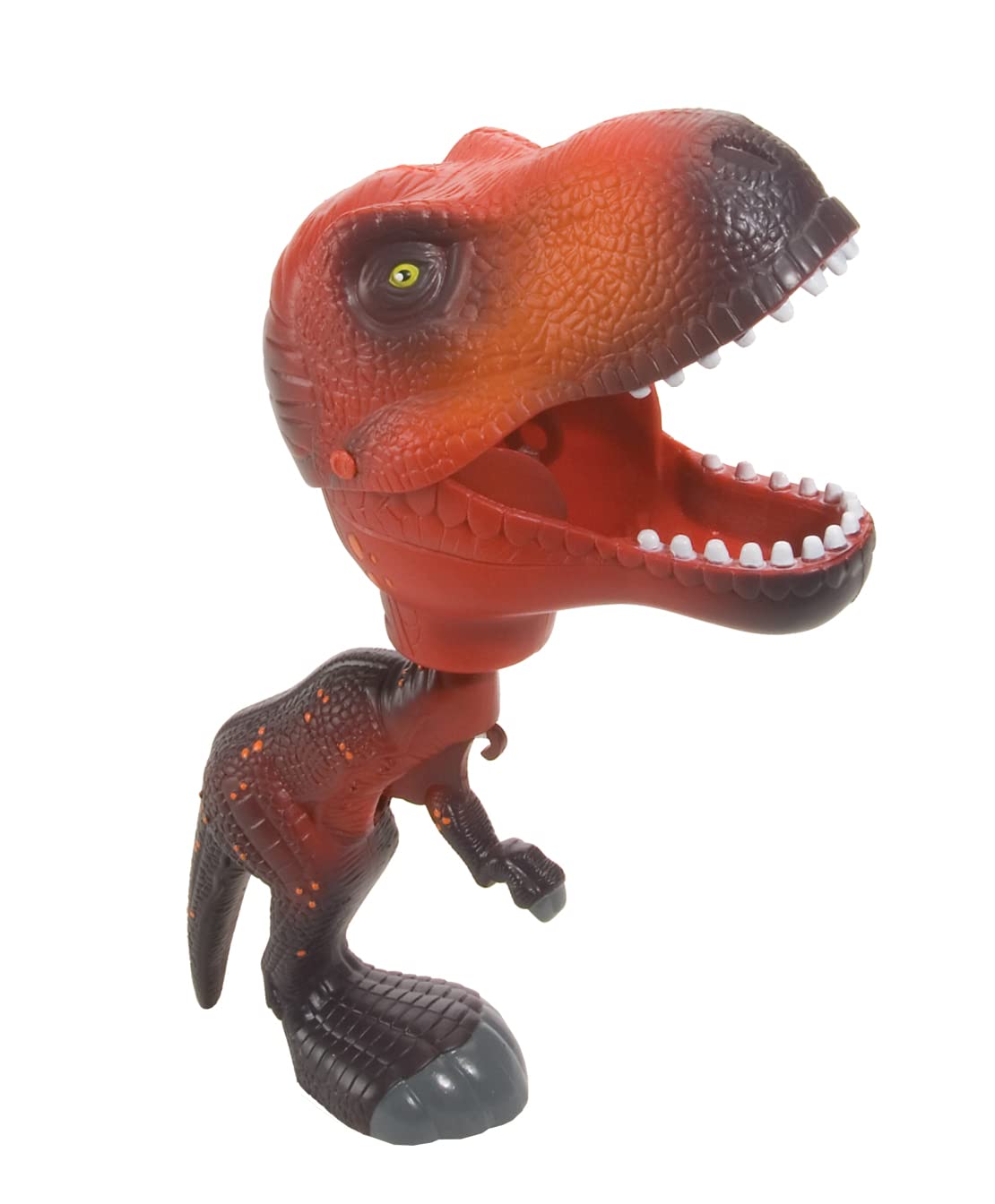 Wild Republic T-Rex Toy, Kids Gifts, Squeeze Trigger To Close Mouth, Red Chompers, 9.5"