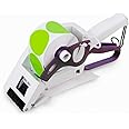 Generic Manual Label Applicator, Portable Handheld Barcode Sticker Gun, Flat Round Bottle Labeling Machine, for 1” 3” Label Roll Core, 11.2*4.4*3.7in