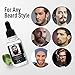 Beard Growth Oil, Sky-shop Natural Organic Hair Growth Oil Beard Oil Enhancer Facial Nutrition Moustache Grow Beard Shaping Tool Beard Care Products Hair Loss Products (30ml) (30ml)
