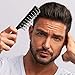 Professional Men's Hair Brushes - Vented Hair Brush Set Great Styling & Blow Drying for Slicked-back for Men & Women (2pcs)