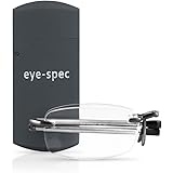 eye-specFolding Reading Glasses with Compact Pocket Sized Case | Stylish Fold Up Readers Designed For Men and Women
