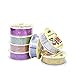 Carykon 7 Rolls Self Adhesive Bling Glitter Lace Tape Masking DIY Scrapbooking Phone Decorating Bud Silk Staionery Stickers