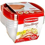 Rubbermaid FG7F54RETCHIL TakeAlongs Container and Lid 4 Piece Set
