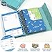 Boxclever Press Budget Book. Budget Planner with Pockets to Organize Cash Flow, Bills & More (Turquoise)