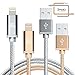 LAX 10ft Apple MFi Certified Durable Braided iPhone USB to Lightning Cable, Apple Phone Charger Cord, iPhone Fast Charging Cable, iPhone Cable for iPhone 11/11 Pro Max/XS Max/x/iPad & More - 2 Pack