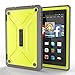 Fire HD 7 (2014 Model) Case - Poetic Fire HD 7 Case [Revolution Series] - [Heavy Duty] [Dual Layer] [Screen Shield] Protective Hybrid Case with Built-In Screen Protector for Amazon Fire HD 7 (2014 Model) 4th Gen Only - Citron , Will Not Fit Fire 7