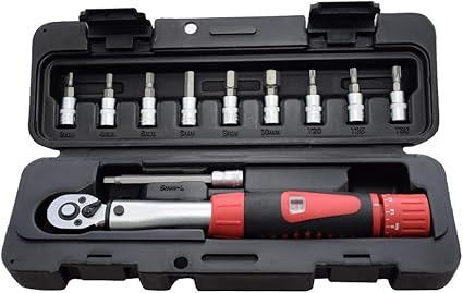 Kkmoon 1 4 Dr 2 14nm Cle Dynamometrique Pour Velo Outils De Reparation Kit Cliquet Cle Dynamometrique Mecanique Cles Manuelles Amazon Fr Bricolage