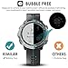 KIMILAR Compatible Garmin Forerunner 645 Screen Protector, Full Coverage Tempered Glass Screen Protector for Garmin Forerunner 645 Smartwatch, [9H Hardness] [Crystal Clear] [Scratch Resist],3-Packs
