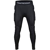 Men's Goalkeeper Shirt Padded Football Protective Gear for Men Training Suit Rib Protector for Soccer Basketball Paintball