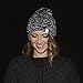 MUN Gear Reflective Hat Beanie for High Visibility Safety Running at Night Black Unisex Adult Athletic Knit Hat
