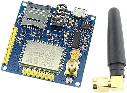 Optimus Electric A6 GSM / GPRS Development Board Module Supports SMS Text Messages and Voice Calls for Wireless Data Transmission from