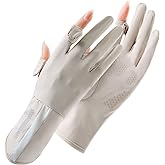SUJAYU UV Protection Gloves Driving Gloves Women, Full Finger UV Gloves Sun Gloves Sun Protection Gloves, Thin Gloves UV Light Gloves Women Cycling Gloves for Women