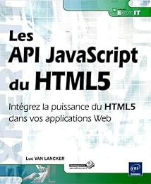 Les  API JavaScript du HTML5