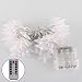 echosari [Remote & Timer] Battery Operated Christmas Star LED String Lights 16 Feet 50 LED Fairy String Lights for Indoor & Outdoor Garden, Wedding Decoration (Warm White)