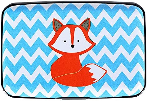 Latest Aluminum RFID Blocking Credit Card Holder for Men Women Metal Business Card Case Fox-2