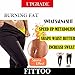Fittoo Neoprene Sauna Sweat Workout Weight Loss Hot Slimming Suit Thermo Pants-Get Better Results From Exercise for Weight Loss Black(L)