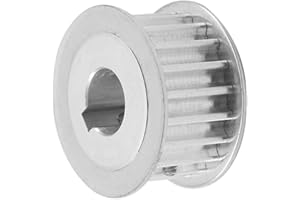 XUULAN HTD 5M-30T Timing Pulley, 30Teeth 5M-30T, 11/16/21/27mm Width, 8/10/12/14/19/20mm Bore, with Keyway, Gear Pulley for CNC Machine (Size : Bore 12/5x2.3, Width : for Belt Width 20mm)