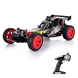 RC Car ZFLIN Remote Control Car Toys 1:16 Monster Truck RC Buggy Desert Buggy 2.4Ghz 2WD 50M Distance Desert Race Crawler Off Road Electric Vehicle Radio Controlled Car High Speed Hobby Gift