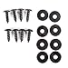 ANZIO (Pack of 4) Fit Toyota Corolla 2014-2015 MATTE BLACK Mud Shield Splash Guard Front Rear Set