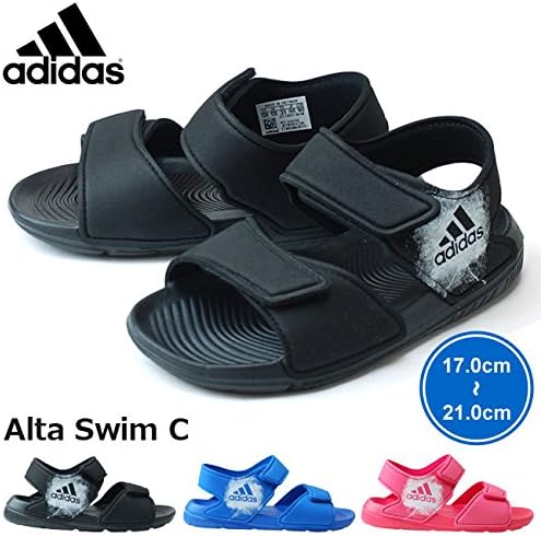 Amazon.co.jp: Adidas BA9288 Kids AltaSwim C Sandals, Velcro, Lightweight,  Children's Shoes, Black, 7.5 inches (19.0 cm): Shoes \u0026 Bags