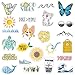 50PCs VSCO Stickers for Hydro Flask, Enjoyee Cartoon Waterproof Vinyl Water Bottle Stickers for Teens, Girls for VSCO Girls with Wrapping Box Decorated