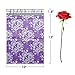 Metronic Purple Floral Poly Mailers 10x13 Designer Mailers, 100 Pack, Self-Seal Shipping Bags, Packaging for Small Business, Packaging Bags, Shipping Envelopes, Shipping Bags for Clothing, Boutique