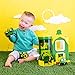 Oball Go Grippers John Deere Rev Up Barnhouse Playset and Push Vehicle, Ages 12 months +