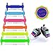 LattoGe No Tie Silicone Shoelaces Tieless Elastic Lace Lock Bands for Kids, Adults Athletic Running Shoe Laces,Seakers (Kids Size Colorful) …